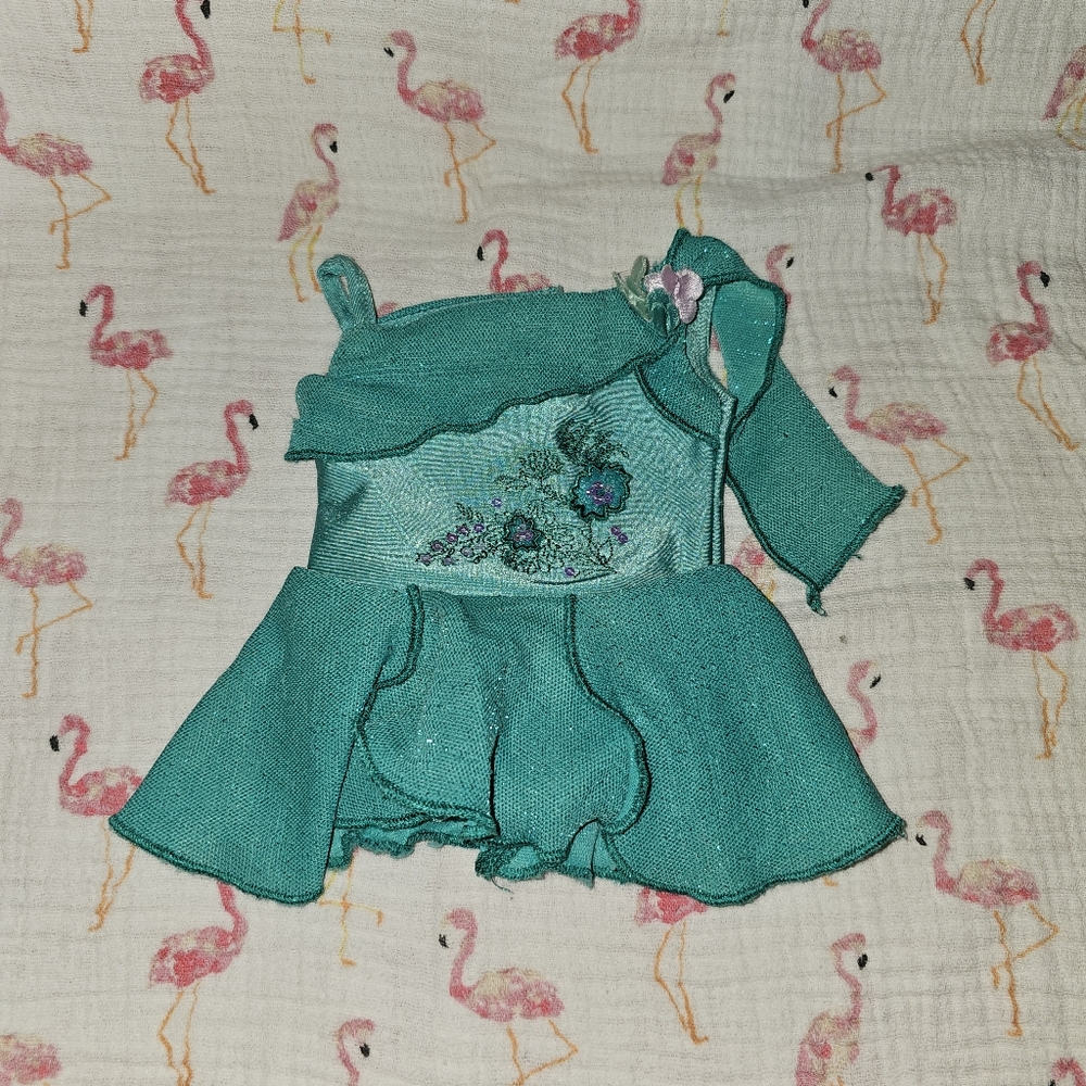 American Girl Mia Turquoise Green Performance Outfit Retired